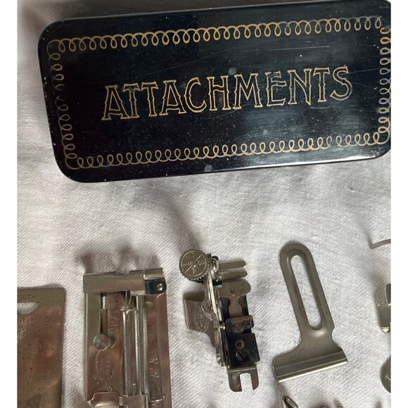 Greist Sewing Attachments Boxes Misc Pieces Singer YDK Foot Control YC-482 Japan - Picture 9 of 16